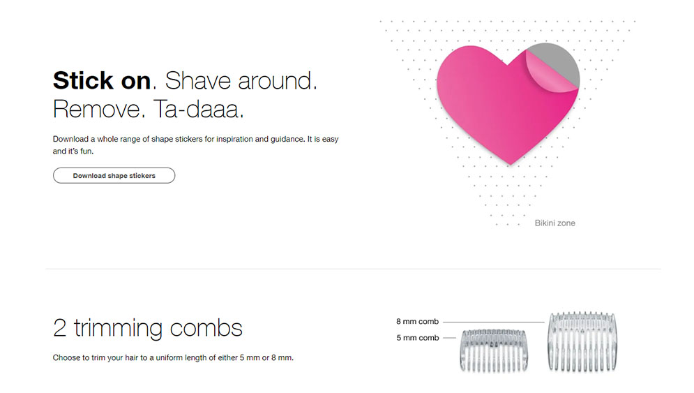 Braun FG1100 Silk Epil Bikini Styler 3 in 1 Trimmer Hair Removal for Women