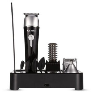 Kemei KM-1015 Multifunctional 10 in 1 Super Grooming Face Hair and Body for Men