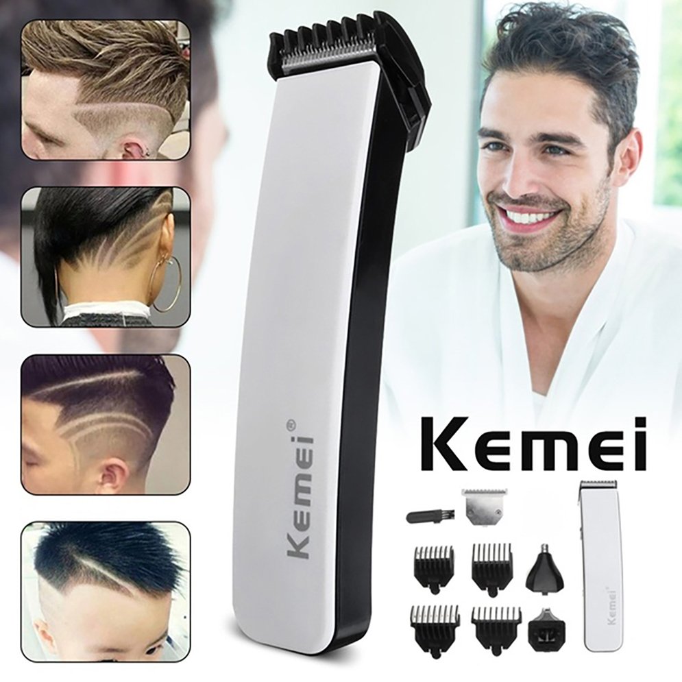 Kemei KM-3580 Multigroom 4 in 1 Grooming Kit Hair Beard and Nose for Men