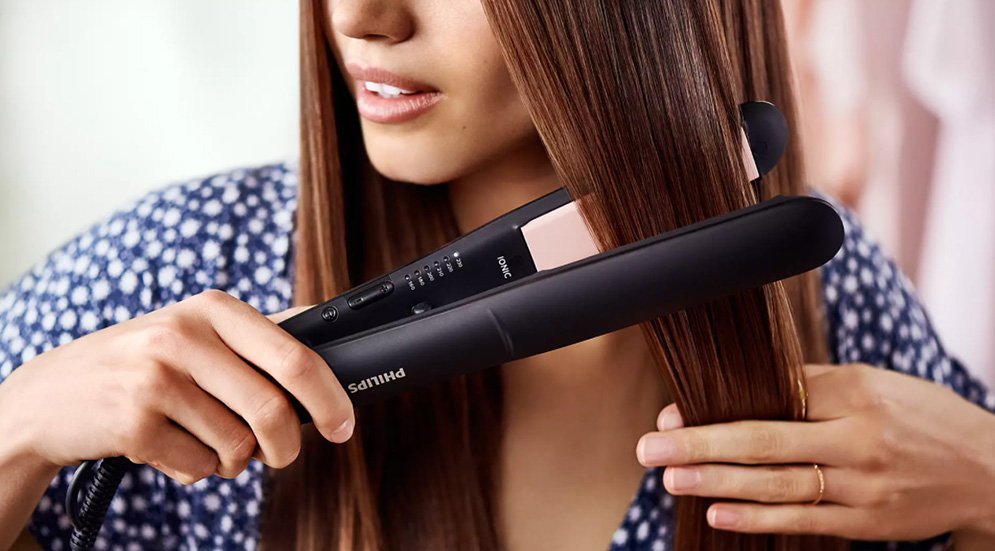Philips BHS378/03 StraightCare Essential ThermoProtect Straightener for Women