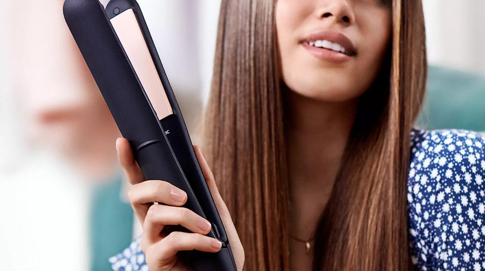 Philips BHS378/03 StraightCare Essential ThermoProtect Straightener for Women