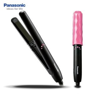 Panasonic EH-HV11 Compact Hair Straightener and Curler for Women