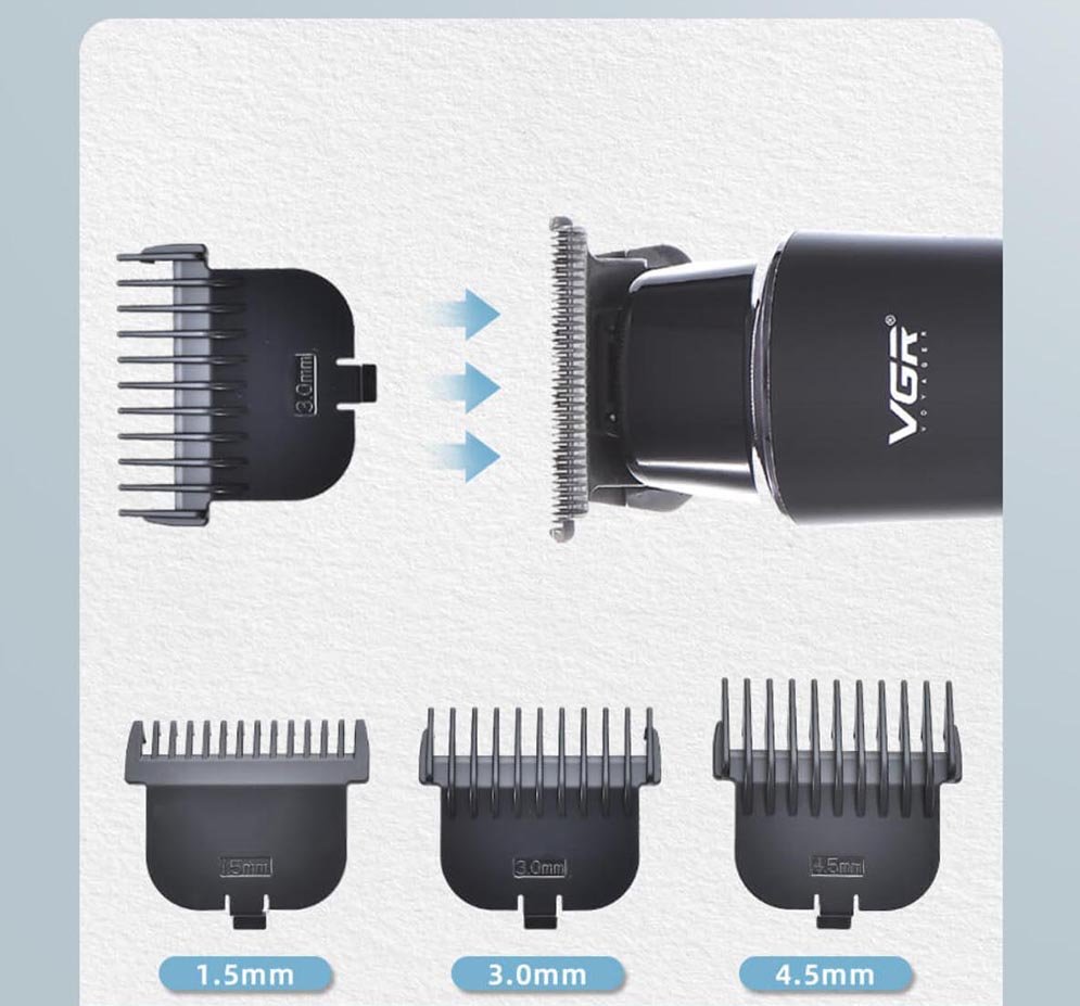 VGR V-937 Cord Cordless Hair and Beard Trimmer for Men