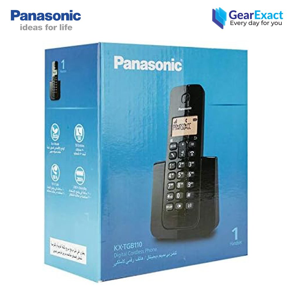 Panasonic-KX-TGB110-Digital-Cordless-Telephone Panasonic KX-TGB110 Digital Cordless Telephone