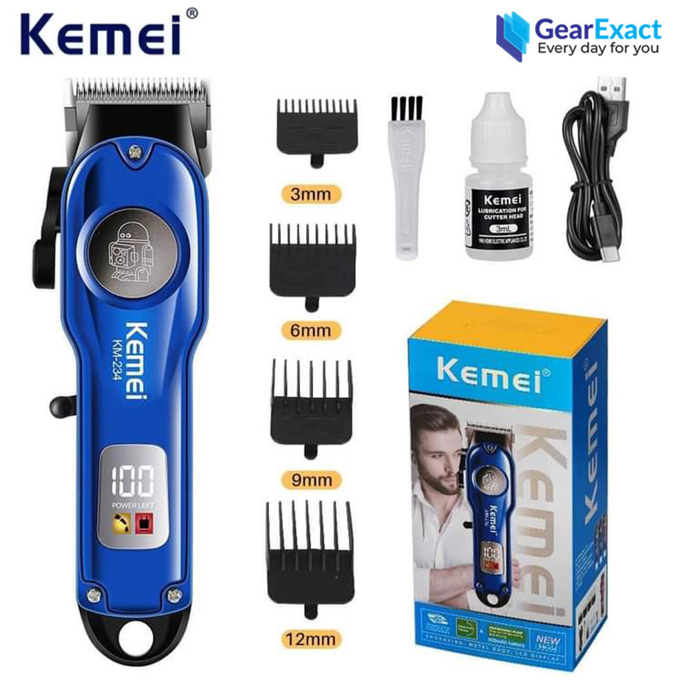 Kemei KM-234 Hair Clipper and Beard Trimmer for Men