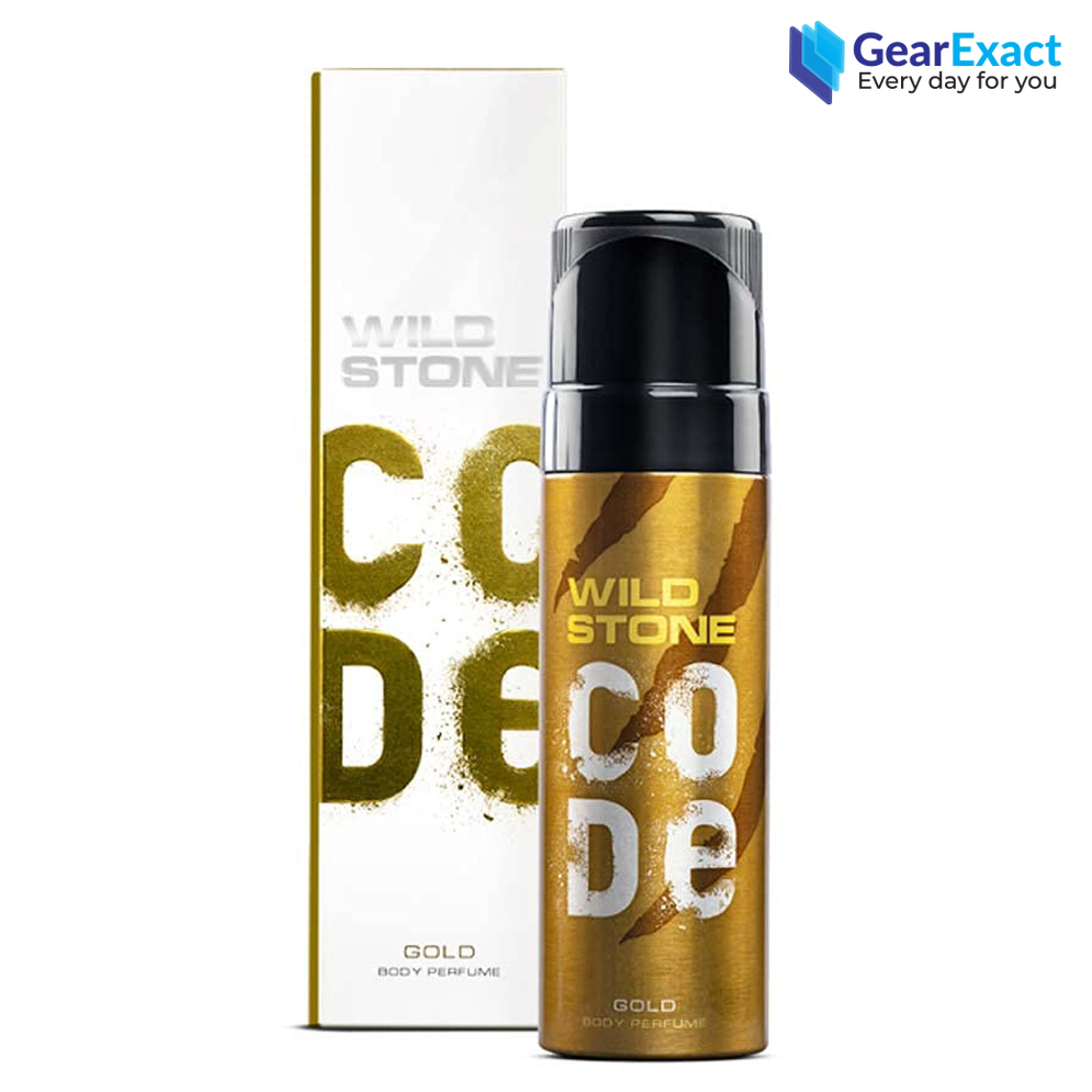 Wild Stone-Code Gold No Gas Body Perfume for Men