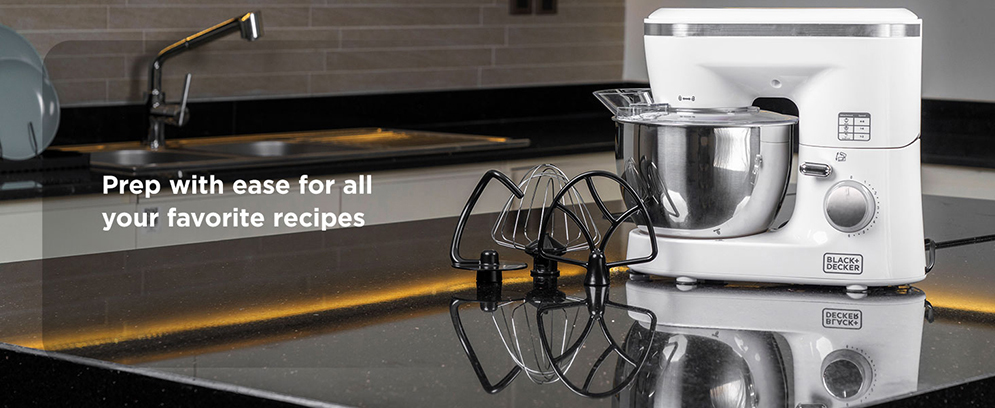 Black+Decker SM1000 Stand Mixer and Kitchen Machine