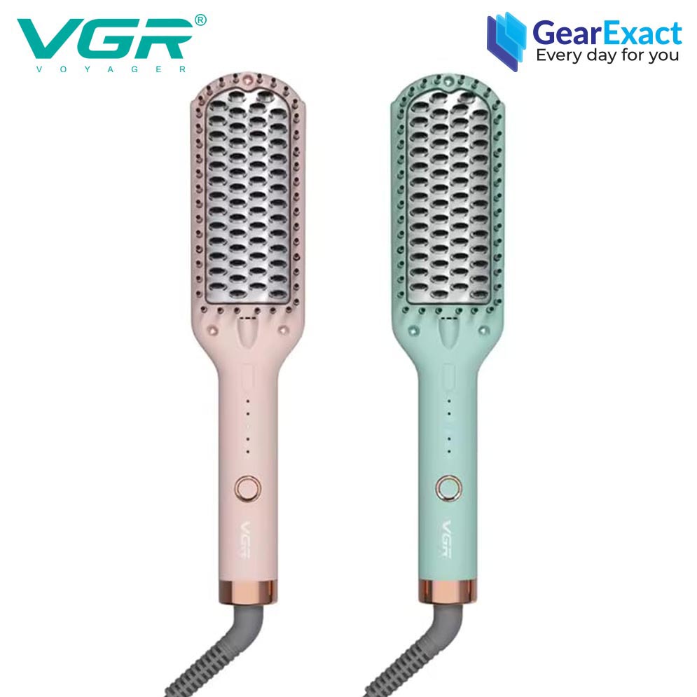 VGR V-592 Hair Straightener Hot Comb and Brush for Women