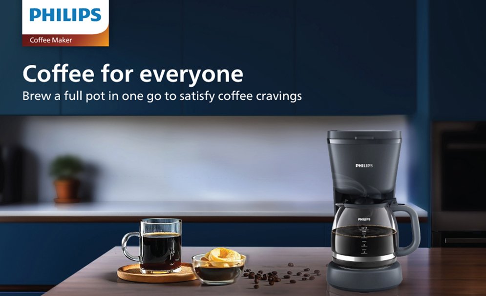 Philips HD7430/90 Drip Coffee Maker Essentials Collection 1000 Series