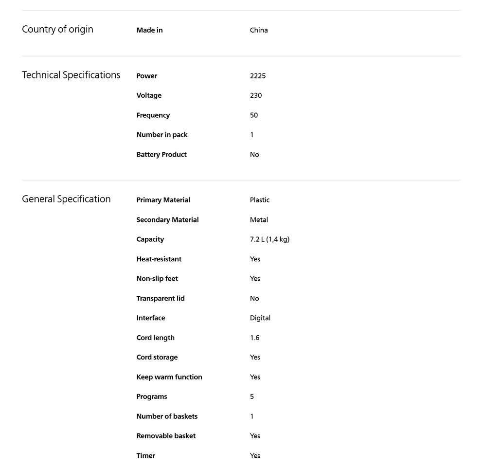 Philips HD9285/91 Airfryer 5000 Series XXL Connected with HomeID
