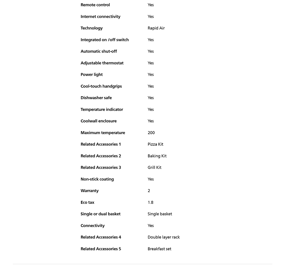 Philips HD9285/91 Airfryer 5000 Series XXL Connected with HomeID