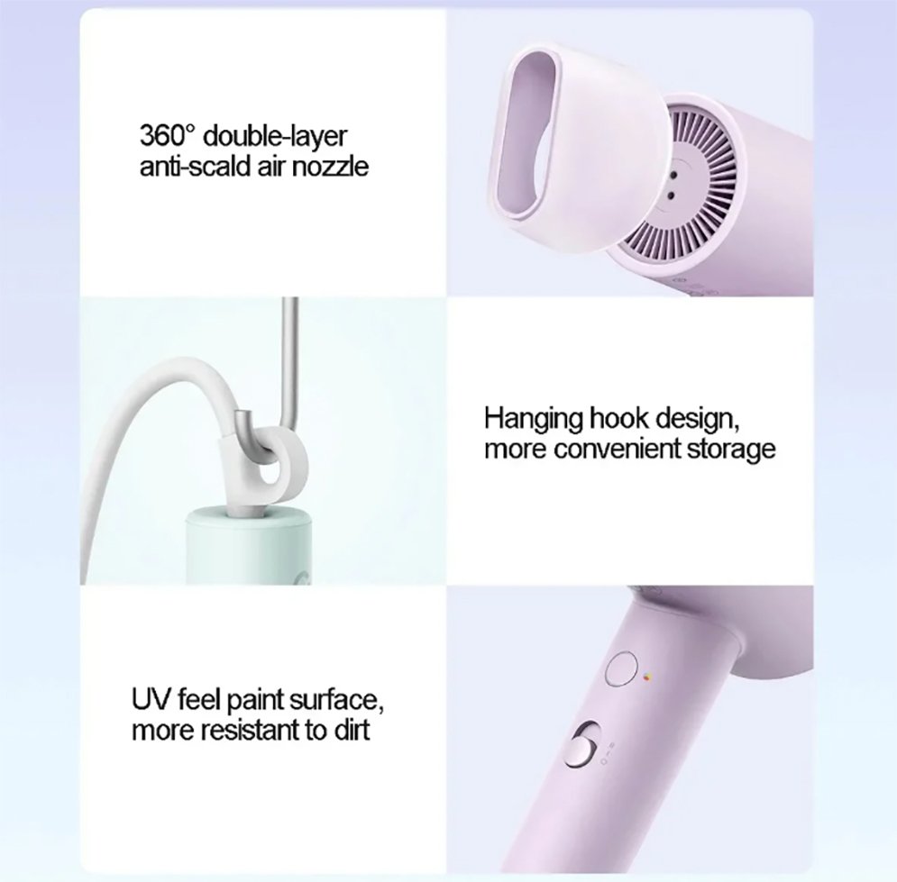 Xiaomi Mijia H301 Negative Ion DryCare Essential Hair Dryer for Women