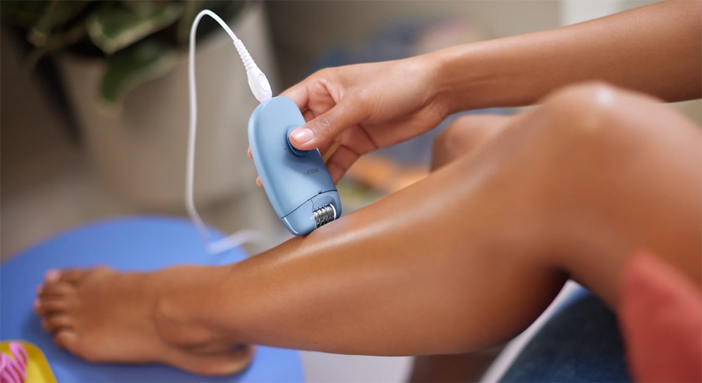 Philips BRE228/00 Satinelle Essential Corded Compact Epilator Series 2000 for Women