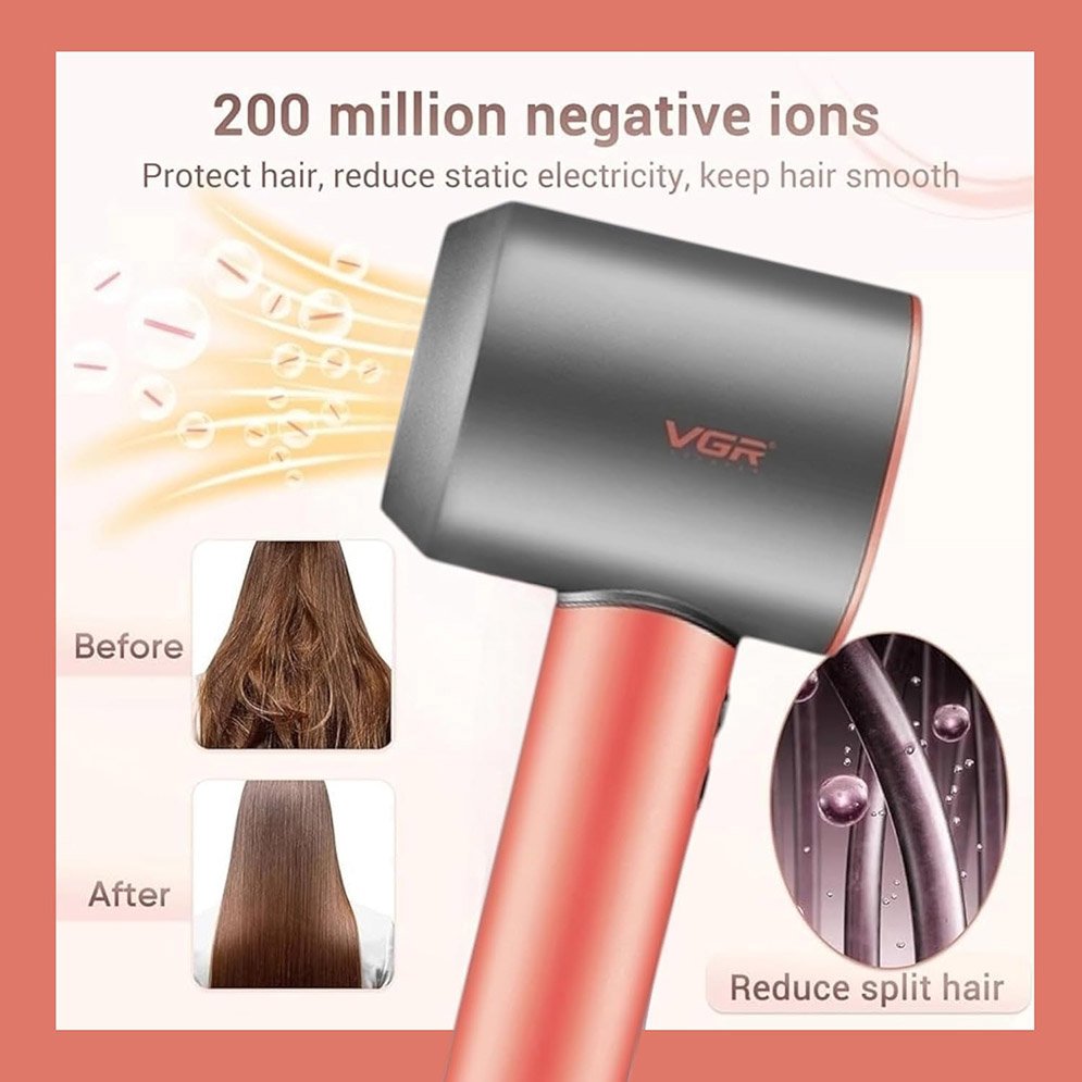 VGR V-440 Essential DryCare Hair Dryer and Styler Salon Series for Women
