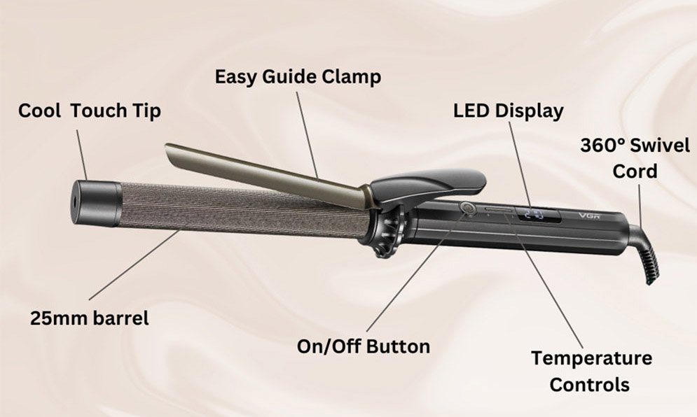 VGR V-579 StyleCare Essential Curler Perfect Curls for Women