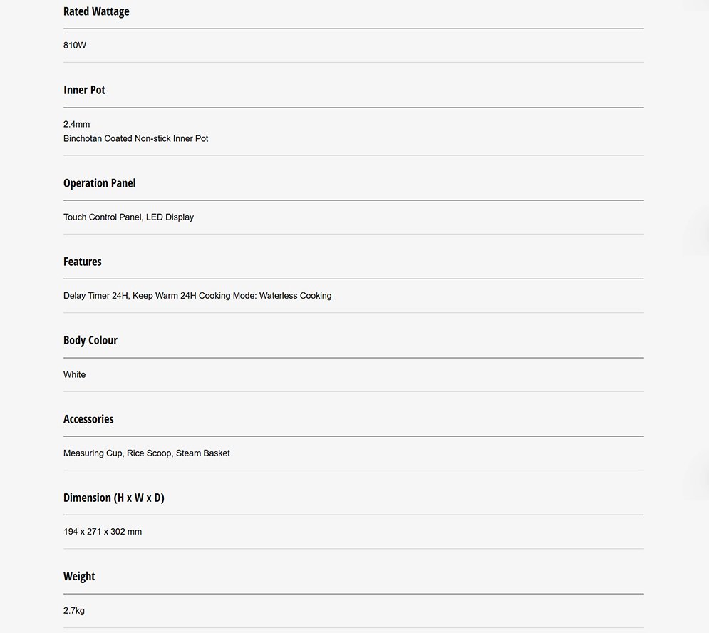 Panasonic SR-DL104 Microcomputer Rice Cooker with Fuzzy Logic Rice Cooker for Quick, Daily Rice Cooking