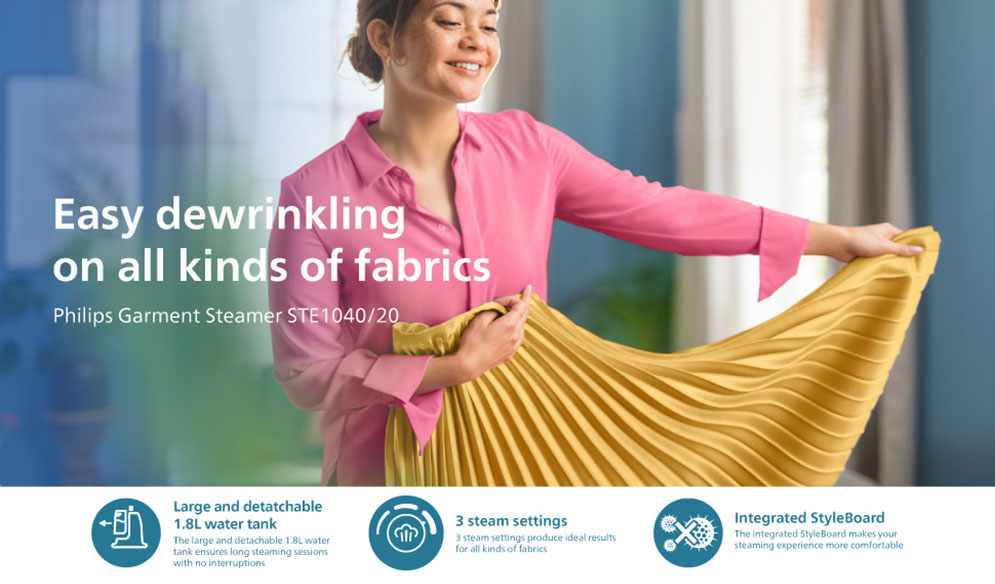 Philips STE1040/20 Garment Steamer 1000 Series