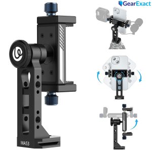 Ulanzi MA53-360 Rotation Metal Phone Holder Tripod Mount