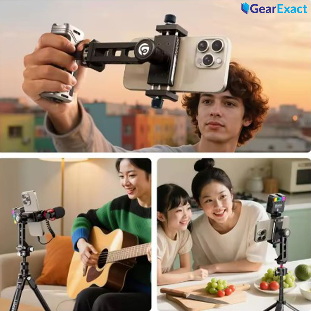 Ulanzi MA53-360 Rotation Metal Phone Holder Tripod Mount