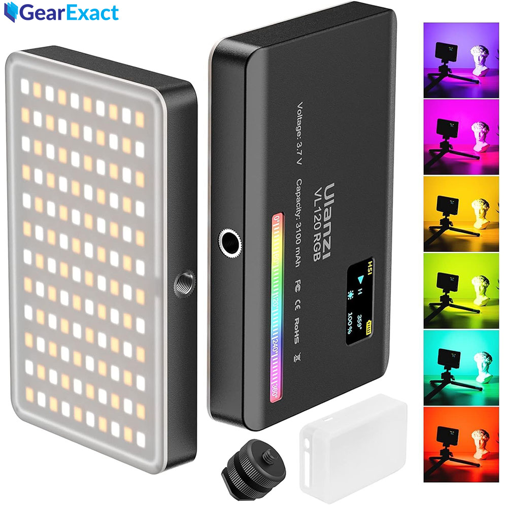 Ulanzi VL120 Professional Photography RGB Flashlight and Video Camera Light