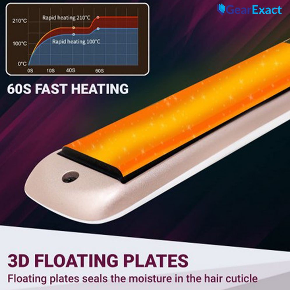 VGR V-522 Ceramic Coating Professional Hair Straightener for Women