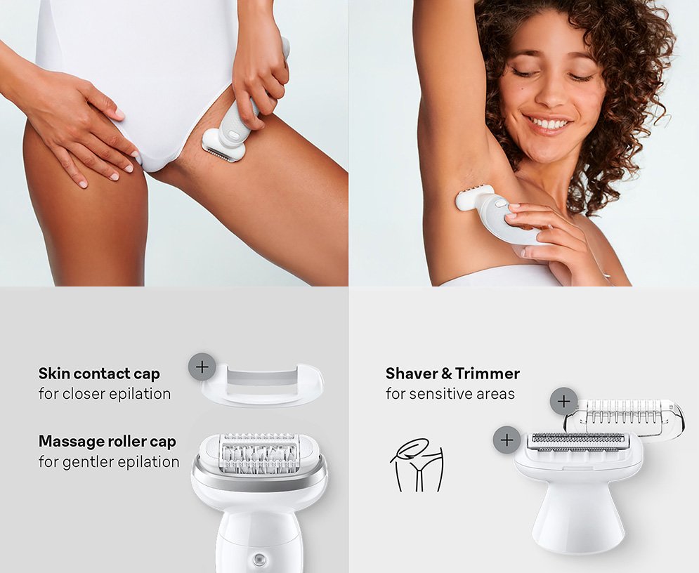 Braun SES9-061 Silk-epil Series 9 Wet and Dry Epilator for Women