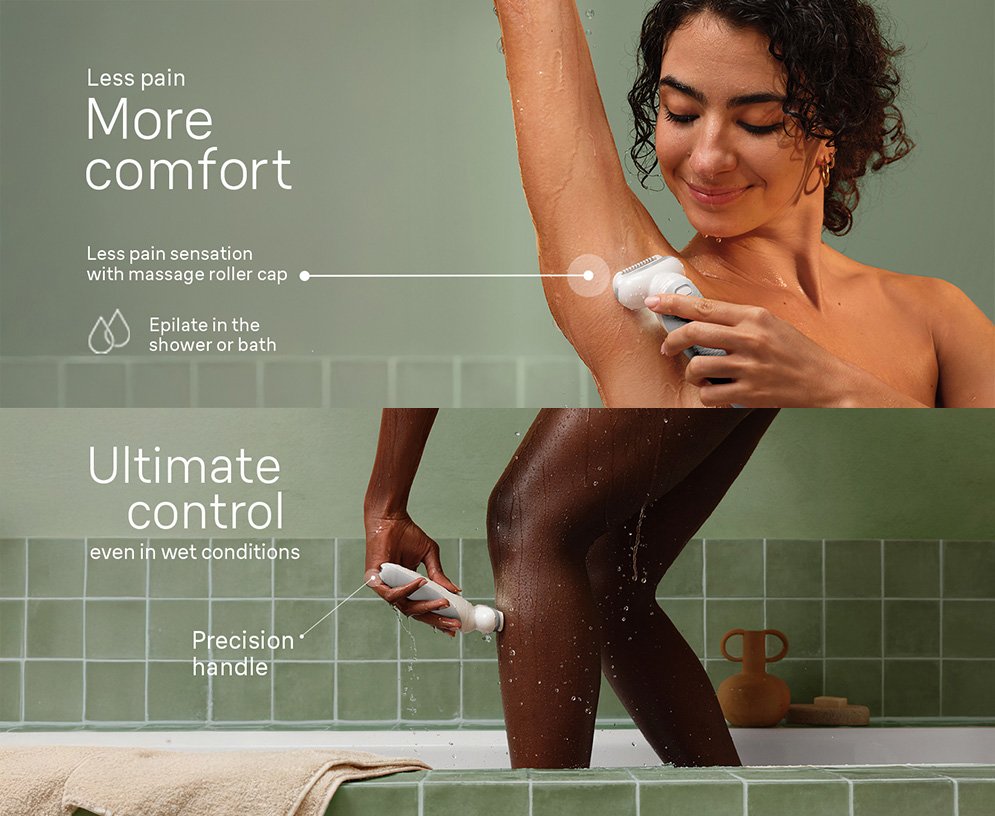 Braun SES9-061 Silk-epil Series 9 Wet and Dry Epilator for Women