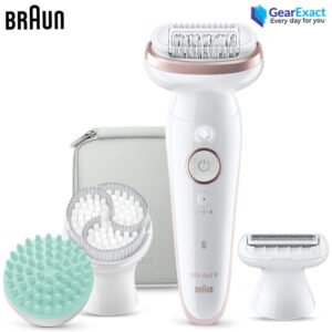 Braun SES9-080 Silk epil 9 SkinSpa Epilator Wet and Dry for Women