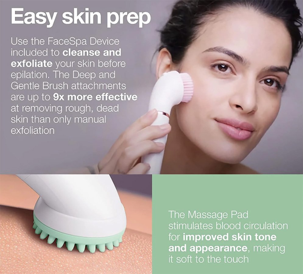 Braun SES9-985 Silk-epil Wet and Dry Epilator, Beauty Set for Women