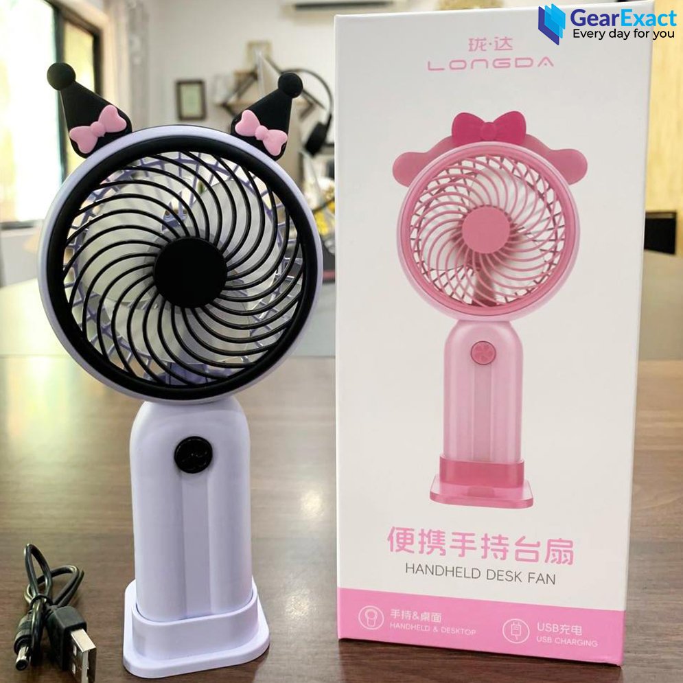 Longda-8203 Portable handheld rechargeable Mini Fan