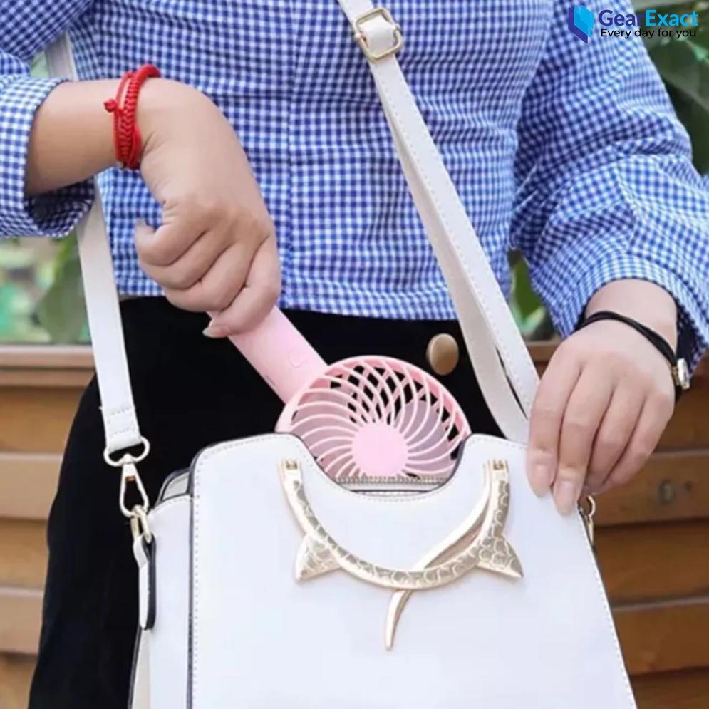 Portable REP-04 Mini Compact Rechargeable Hand Fan 