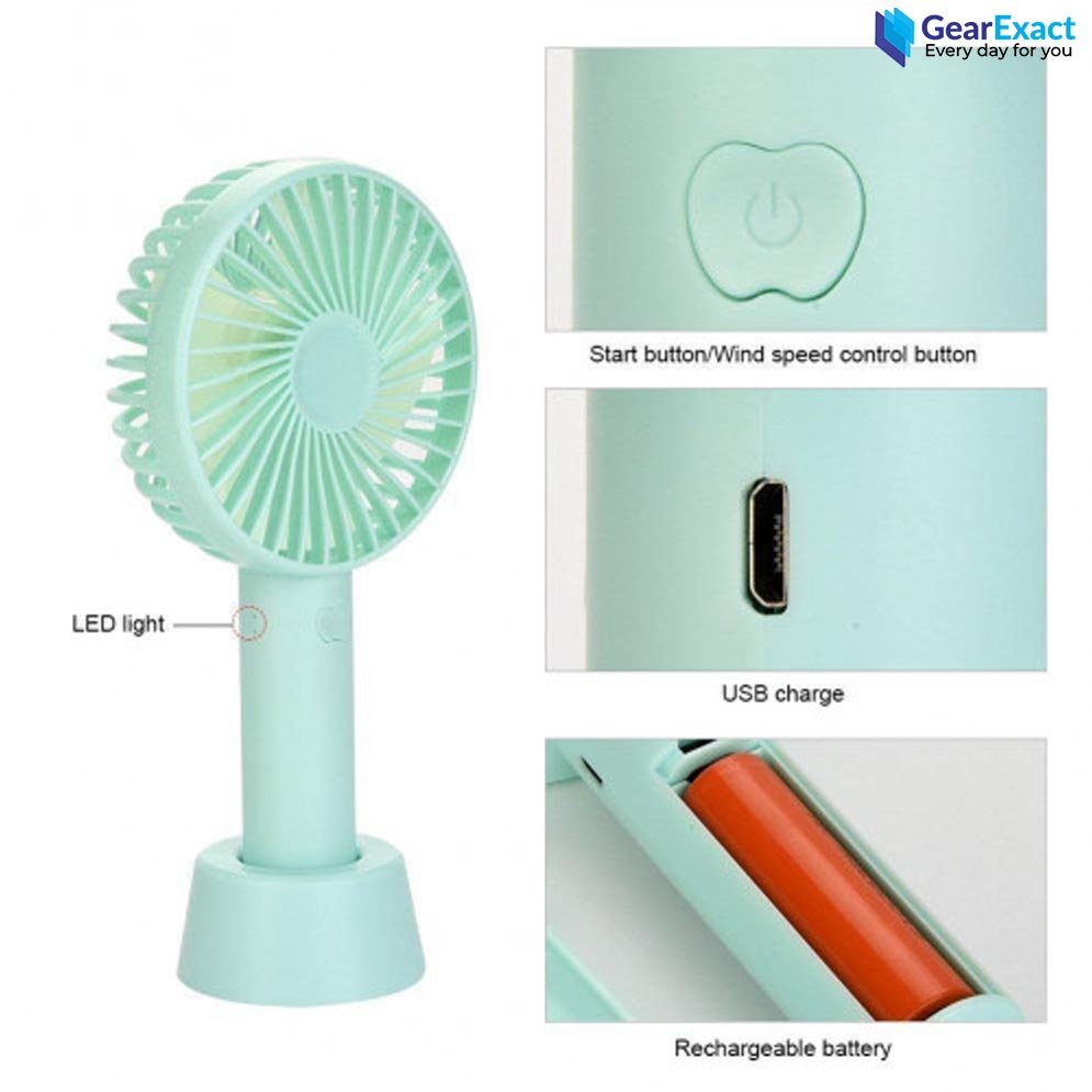 Portable REP-07 Mini Compact Rechargeable Hand Fan