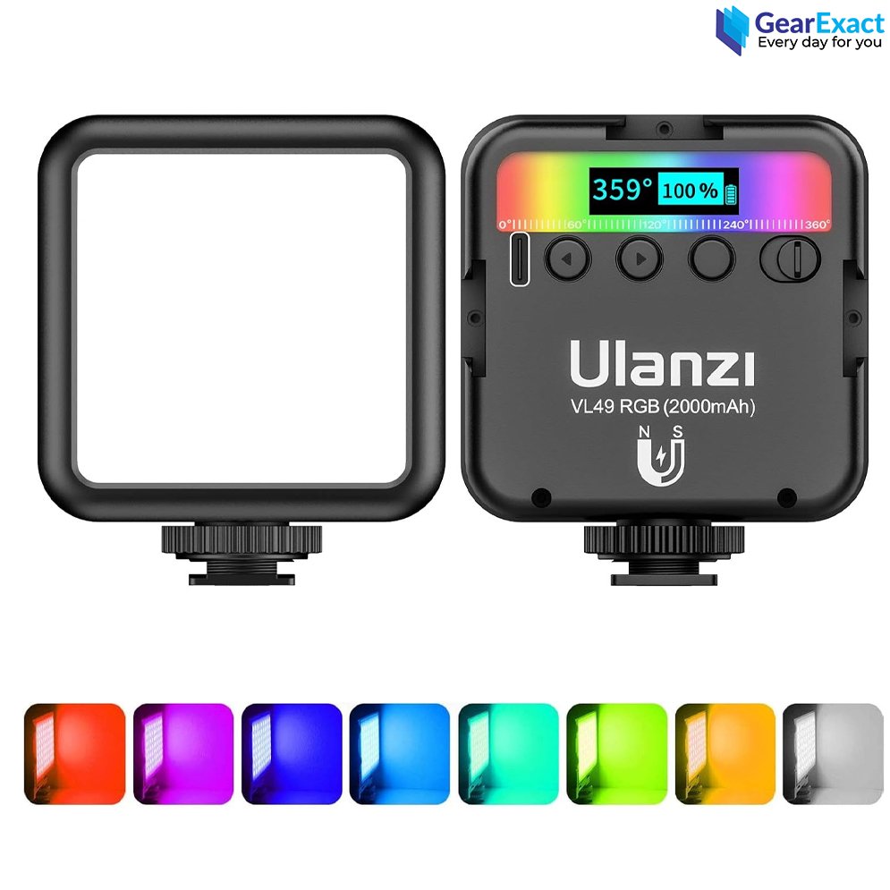 Ulanzi VL-49 RGB Rechargeable Mini LED Video Light