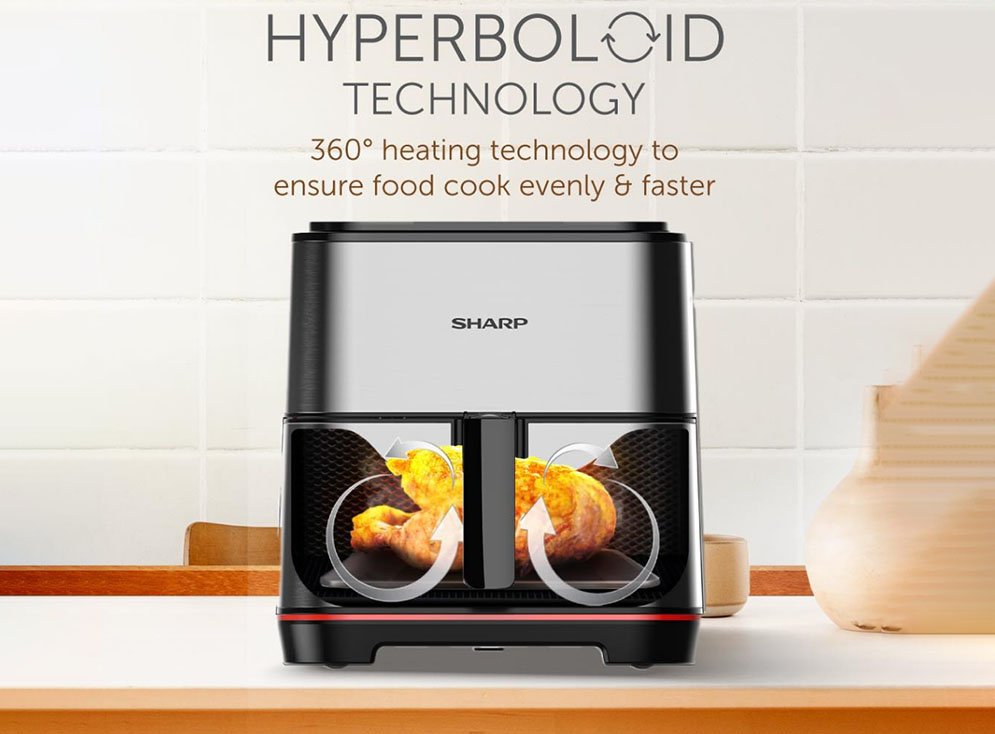 Sharp KF-AF70M-BK Air Fryer Auto Pot Detection
